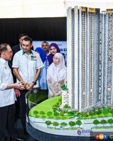 Suara TV - Danau Lumayan bina 3,438 unit rumah mampu milik, 18 gerai penjaja Madani