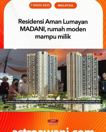 Instagram - Residensi Aman Lumayan MADANI, rumah moden mampu milik